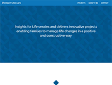 Tablet Screenshot of insightsforlife.org
